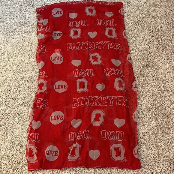 NWOT Ohio State Lightweight Infinity Scarf - Picture 2 of 4